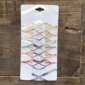 Gold, Silver, And Rose Gold Fashion Hair Pins